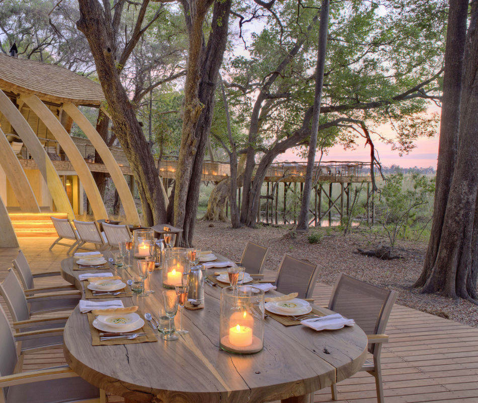 Luxusurlaub in Botswana - Luxuslodge &Beyond Sandibe Okavango Safari