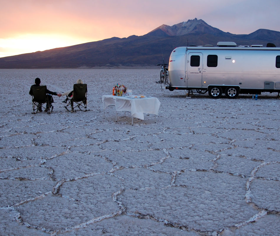 Bolivien, Salzwüste Salar de Uyuni Bolivien, Luxuscamper Bolivien, Uyuni Airstream, Glamping Bolivien