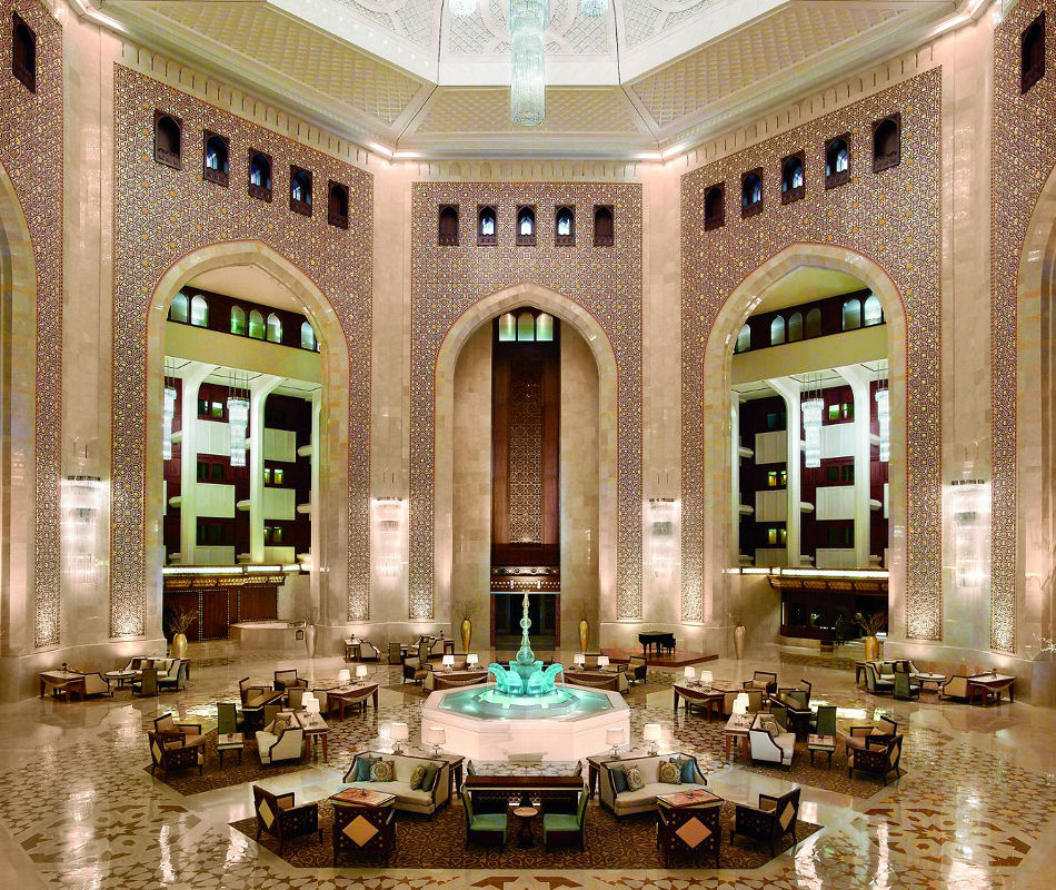 Luxushotel Al Bustan Palace, a Ritz-Carlton Hotel Oman, Luxushotel Oman, Individualreise Oman