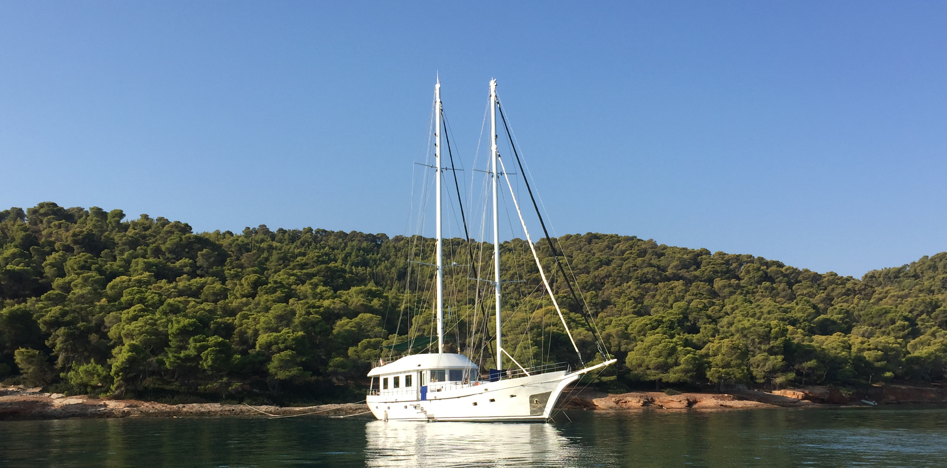 Private Segelyacht Summerset, Private Yacht im Mittelmeer, Privater Segeltörn