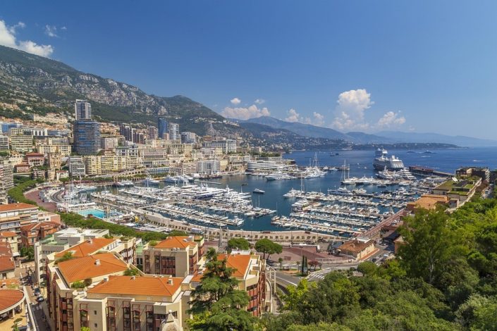 Blick auf Monaco